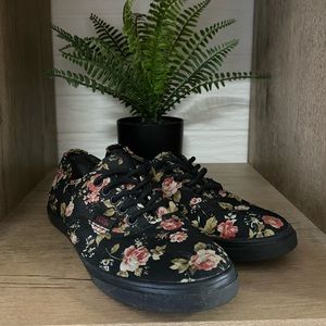 Floral thin sole Vans